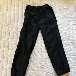 Quince 100% European Linen Pants - Black- XS